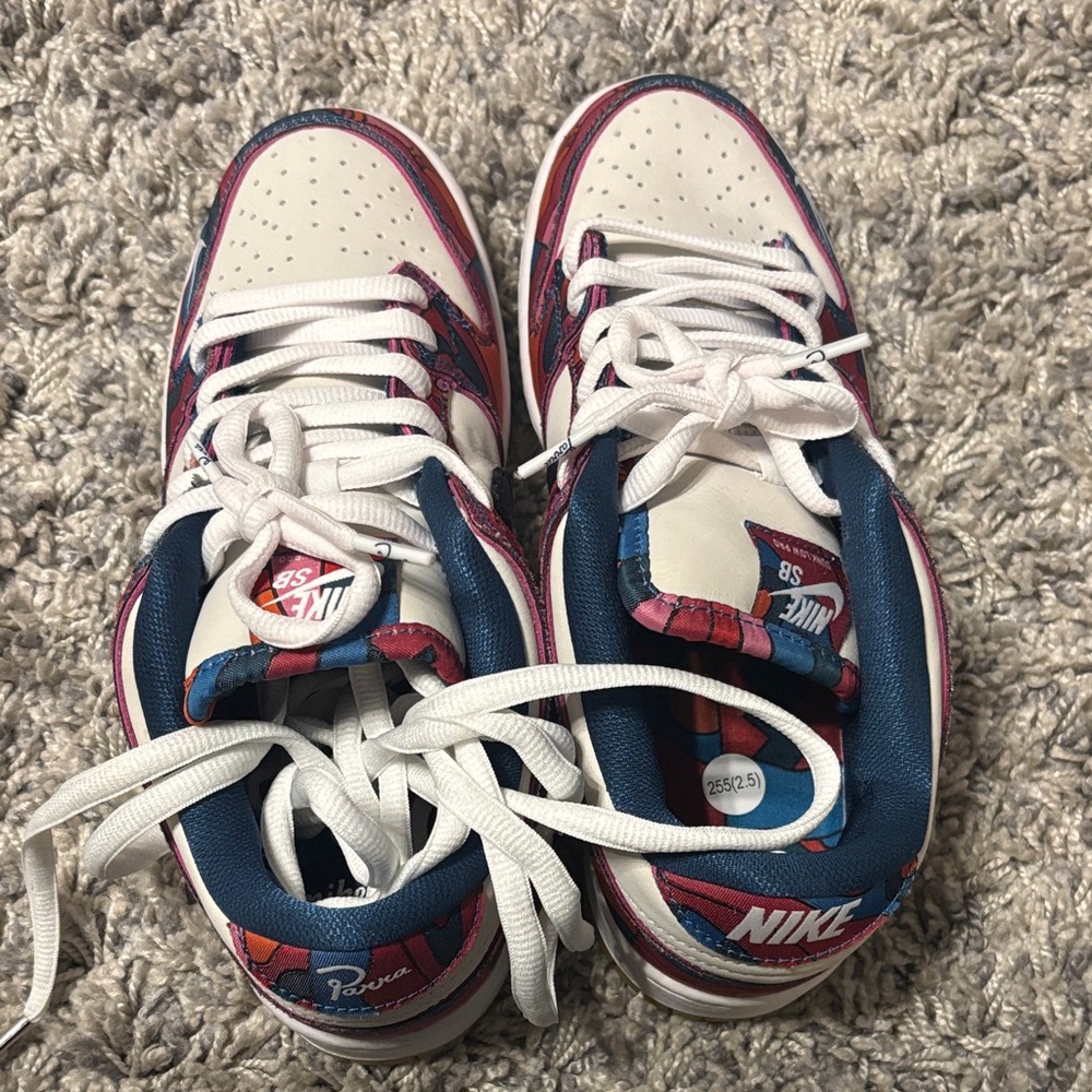 Nike Parra Dunks - Blue and Red